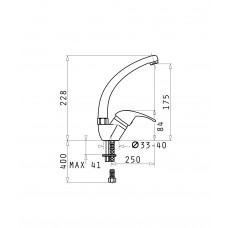 Set chiuveta granit PORTOS & baterie OSSIA – grey