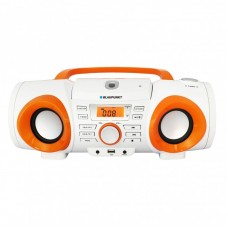 Boombox cu radio Blaupunkt BB20BT alb cu portocaliu