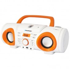 Boombox cu radio Blaupunkt BB20BT alb cu portocaliu