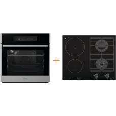 Pachet Gorenje cuptor electric BO658A30XG + plita mixta ITG623USC Pachet Gorenje cuptor electric BO658A30XG + plita mixta ITG623USC