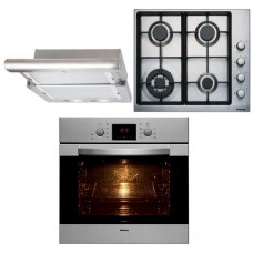 Pachet Hansa cuptor electric BOEI68290030 + plita gaz BHGI63112028 + hota OTS625IH