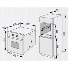 Cuptor electric Hansa rustic BOEW68120090