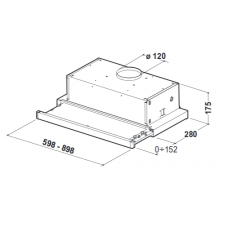 Hota telescopica Beko CTB6407X 60cm