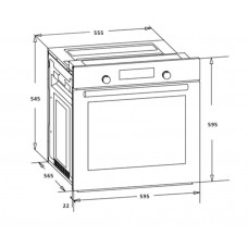 Cuptor electric Heinner HBO-S567LDTGC-IX