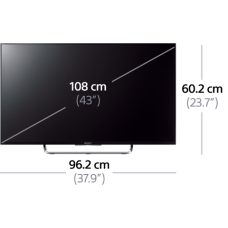 LED TV 3D SMART SONY KDL-43W808C FULL HD