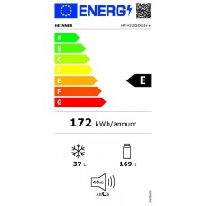 Frigider cu doua usi HEINNER HF-H2206DGE++ 206 l Gri antracit texturat