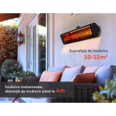  Incalzitor electric Heinner cu prindere de perete 2000W