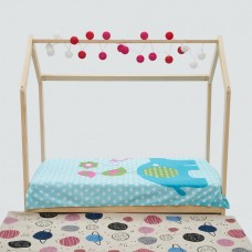 Pat casuta natur 140X70 cm