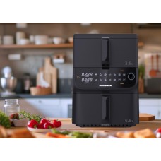 Friteuza dubla etajata HEINNER InnovaCook HAF-C10DBS25BK