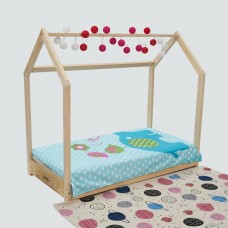 Pat casuta natur 140X70 cm