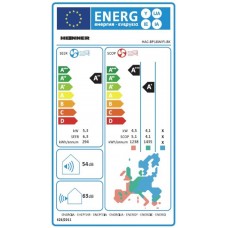 Aparat de aer conditionat HEINNER BLACKPEARL HAC-BP18WIFI-BK 18000 BTU