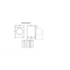 Masina de spalat rufe HEINNER HWM-M814IVNSA+++8 kg 1400 rpm, Clasa A inverter
