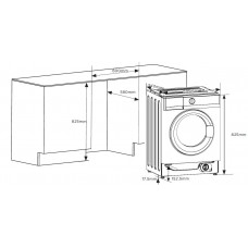 Masina de spalat rufe incorporabila HEINNER HWM-BI914IVA+++9 Kg 1400 RPM Clasa A inverter
