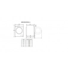 Masina de spalat rufe HEINNER Slim HWM-M914IVNSA+++ 9 kg 1400 rotatii Clasa A