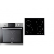 Pachet Samsung cuptor electric NV66F3523BS + plita electrica C61R2AAST Pachet Samsung cuptor electric NV66F3523BS + plita electrica C61R2AAST