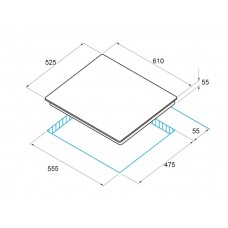 Pachet Pyramis ECOLINE cuptor electric + plita gaz