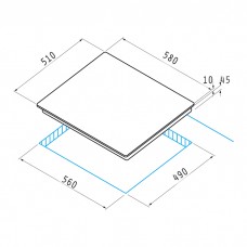 Pachet Pyramis rustic Graphite Eco cuptor electric + plita gaz  PYR_1208