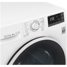 Uscator de rufe cu pompa de caldura LG RC80U2AV4Q Alb