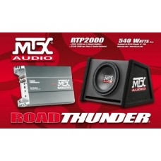 Pachet MTX Road Thunder RTP2000 subwoofer RT12AV + amplificator RT602