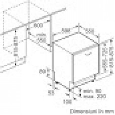 Masina de spalat vase incorporabila Bosch SMV46KX04E 13 seturi
