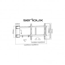 Suport perete Serioux LCD - Plasma motorizat 32"-60" SRXA-MTVS90