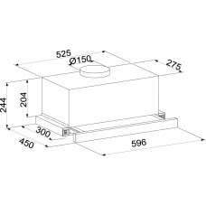 Hota Telescopica Tornado STORM 1200 (60) LED BEJ