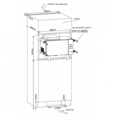 Cuptor cu microunde incorporabil Heinner HMW-23BI