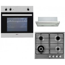 Pachet Beko cuptor gaz OIG12100X + plita gaz HIMW 64223SX + hota telescopica CTB6407X Pachet Beko cuptor gaz OIG12100X + plita gaz HIMW 64223SX + hota telescopica CTB6407X