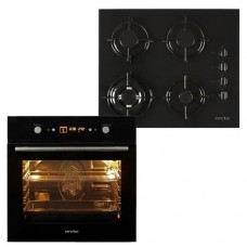 Pachet cuptor electric Arctic AROIM24500B + plita sticla pe gaz ARSGN64121S